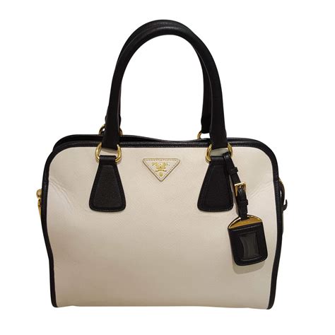 prada handbag black and white|prada umhängetasche nylon.